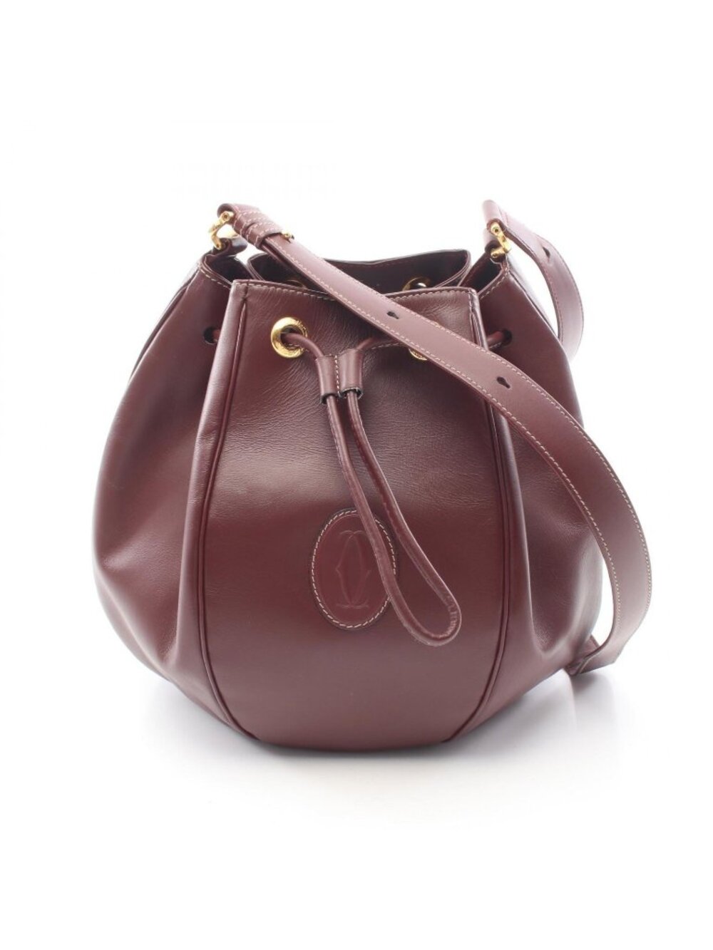 Cartier Bordeaux Must Line Drawstring Bag